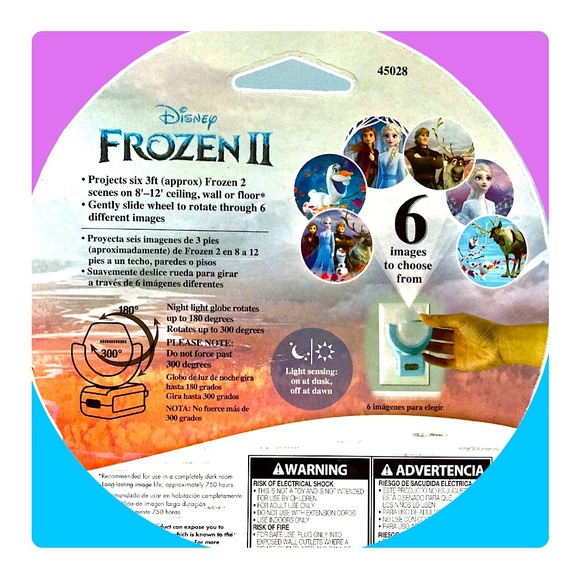 HP🎉🆕 Disney’s Frozen II Nightlight projector - Picture 2 of 16